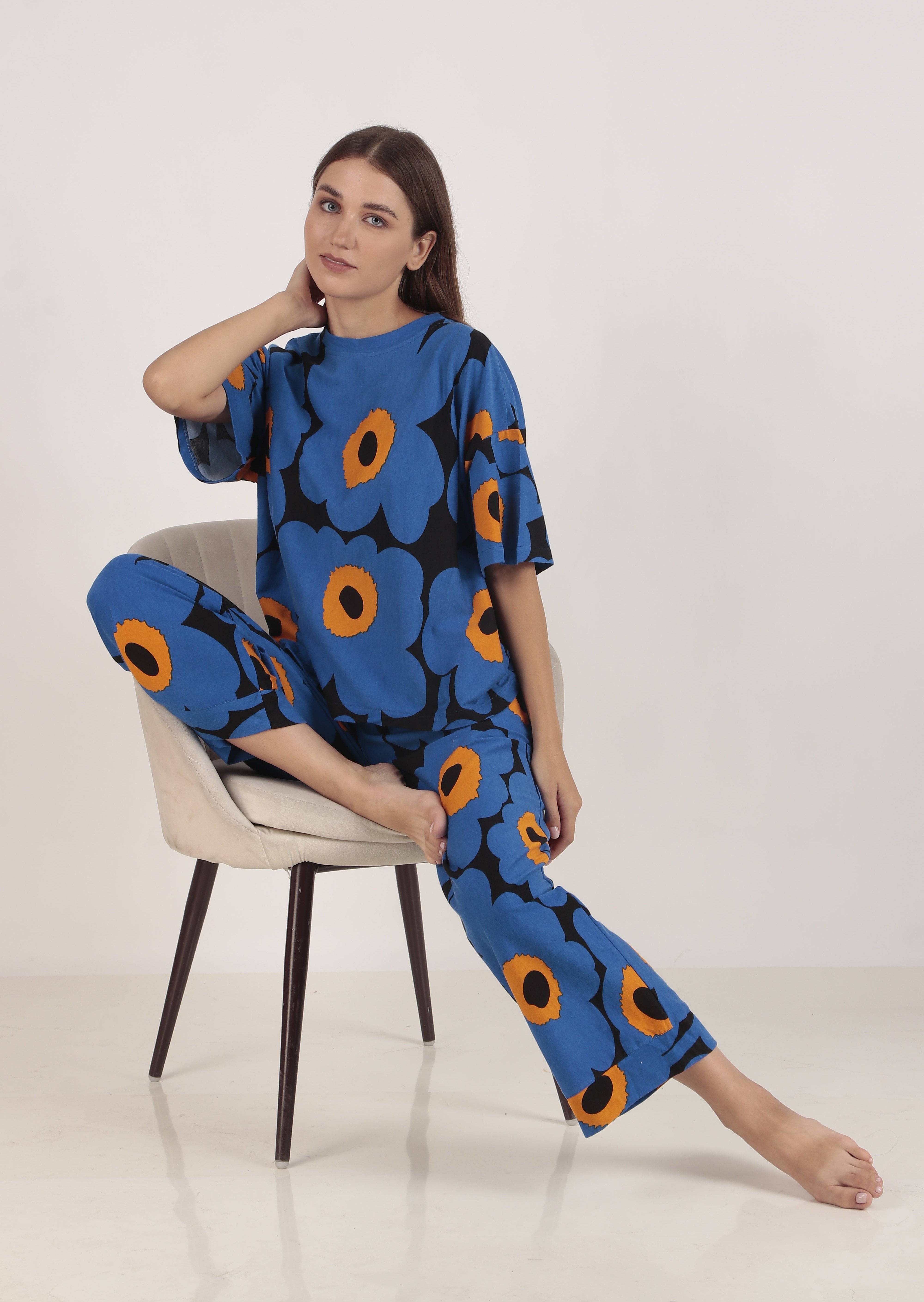 Bold Bloom PJ Set