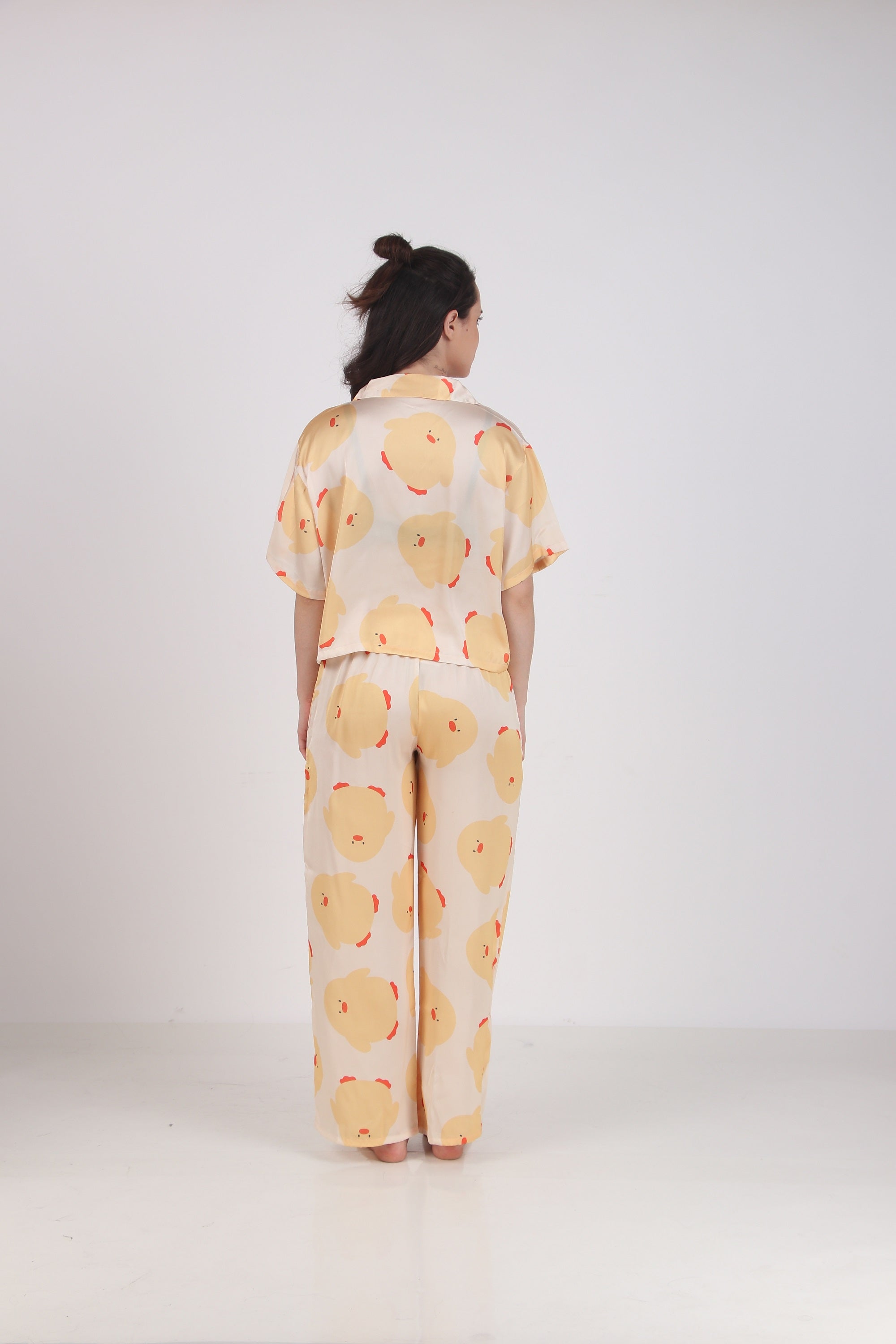 Ducky Satin PJ Set