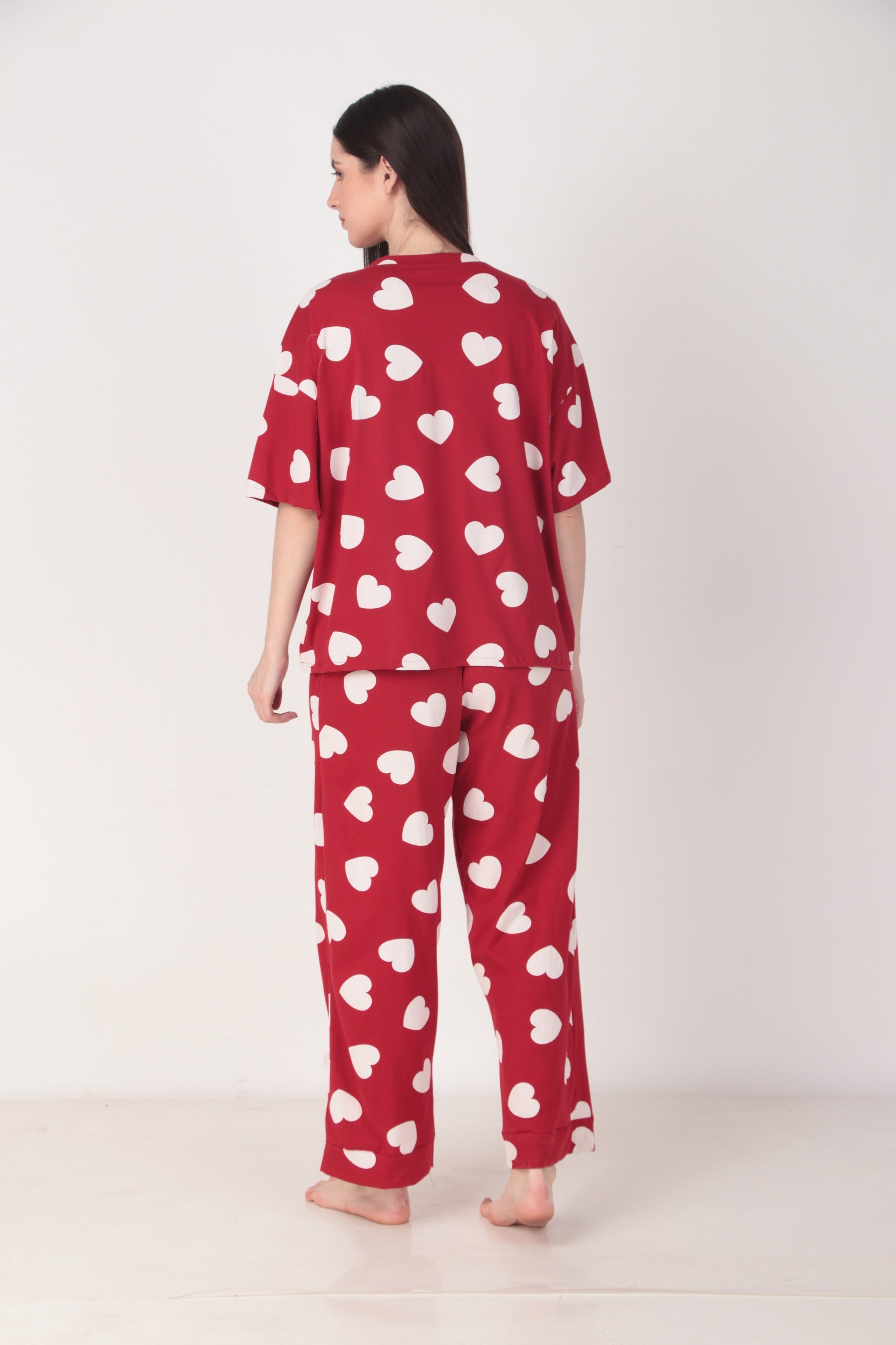 Heartful Cotton Oversized PJ set