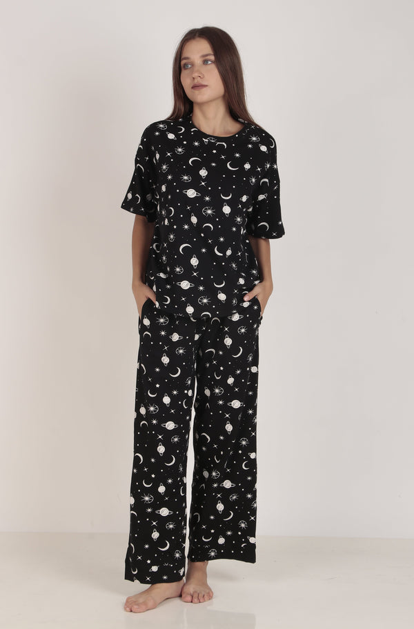 Galaxy Cotton Night suit PJ set