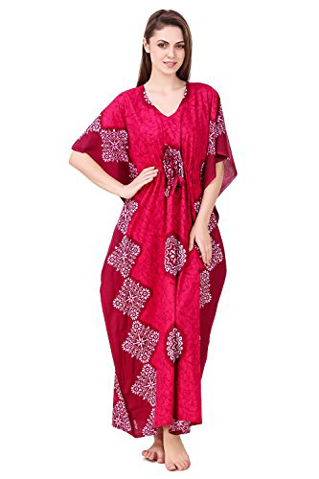 Kaftan best sale nighty cotton