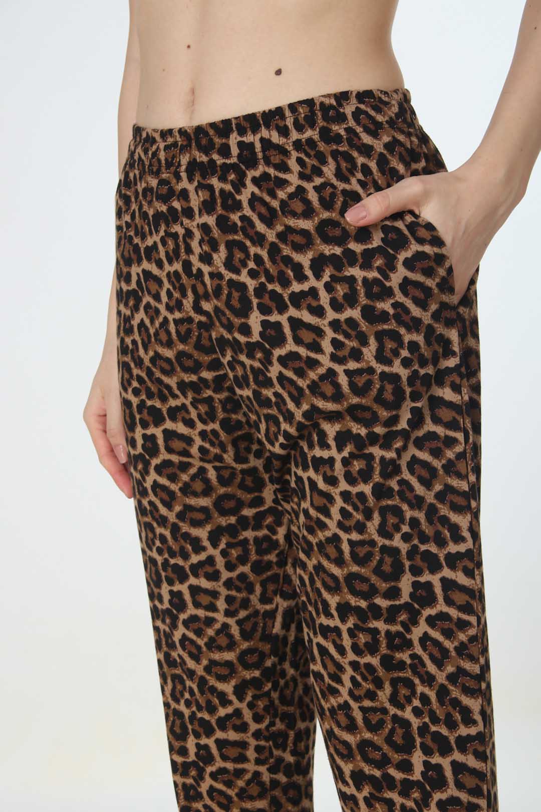 Cheetah Knitted Pj Set