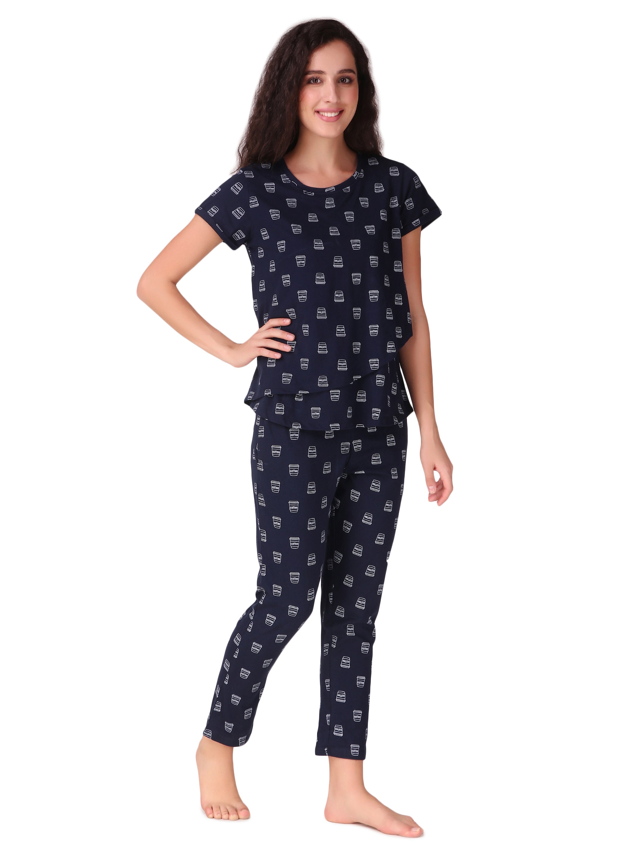 Coffee Mug Maternity/Nursing Pj Set